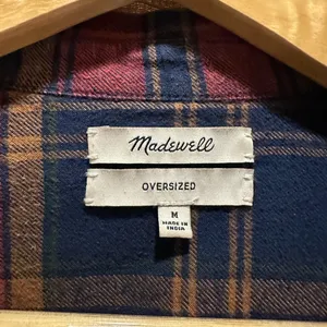 Madewell Flannel Oversized Ex-Boyfriend Shirt in Lewis Plaid thumbnail 5