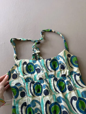 Vintage Notice Retro Printed Cotton Summer Dress thumbnail 4
