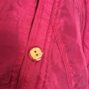 Vintage EVR Silk Hot Pink Bomber Jacket‎ Size Large thumbnail 3