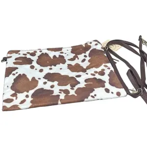NWT L.I.B. New York faux pony fur crossbody bag thumbnail 2
