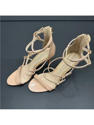Primadonna Collection Nude Strappy Sandals Tan Size 9 thumbnail 2