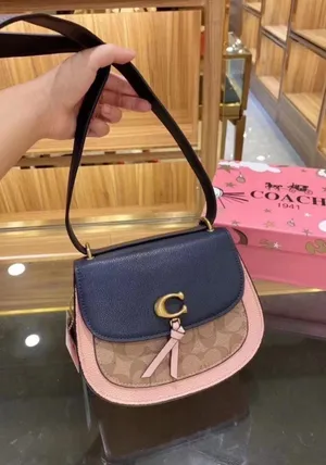 Coach Remi Saddle Bag In Colorblock Signature Canvas 2316 thumbnail 1