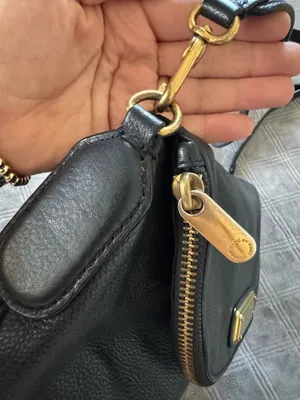Marc Jacobs Black Leather Crossbody Bag thumbnail 3