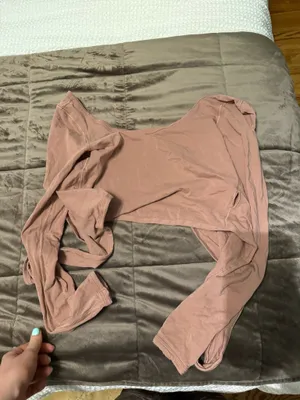 Lululemon Long Sleeve Open Back Tie top  thumbnail 2