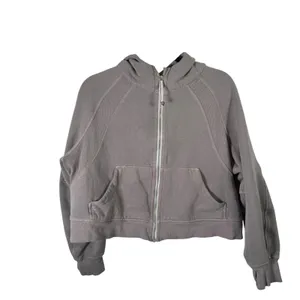 Lululemon Scuba Oversized Full Zip Hoodie Grey Yoga Gym Travel‎ Womens M/L thumbnail 2