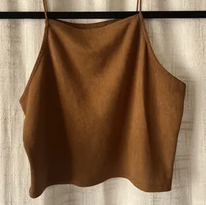 Brown suede tank top Size XS thumbnail 1