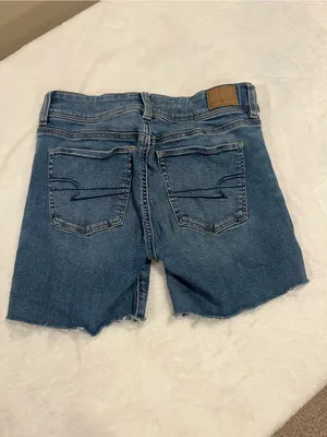 American Eagle Next Level Stretch Denim Shorts - 6 Long thumbnail 2
