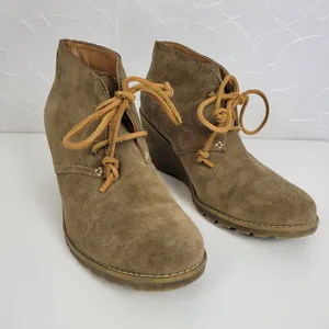 Sperry Stella Prow Women Chukka Boots Size 9 Brown Suede Wedge Heel Ankle Bootie thumbnail 4