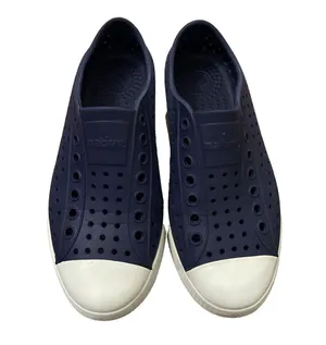 Native Shoe Navy Blue Jefferson Waterproof Sneaker Shoes Unisex Size M4 W6 thumbnail 2