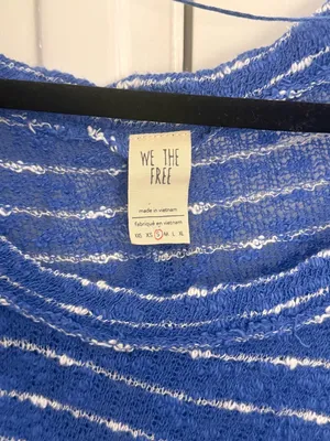 We The Free Free People Cotton Oversized Hacci-Knit Top thumbnail 3