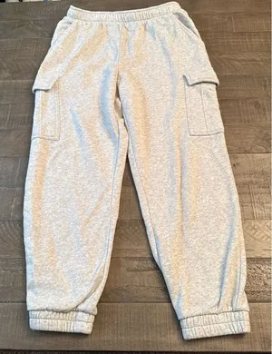 Universal Thread Women's Light Gray Sweatpants Size Medium thumbnail 1