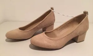Beige Heels, Size 7 Tan thumbnail 1