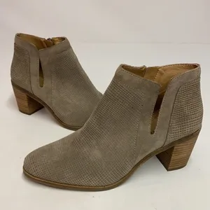 Lucky‎ Suede Leather PONIC BOOTIE Size 9.5 A4 thumbnail 2