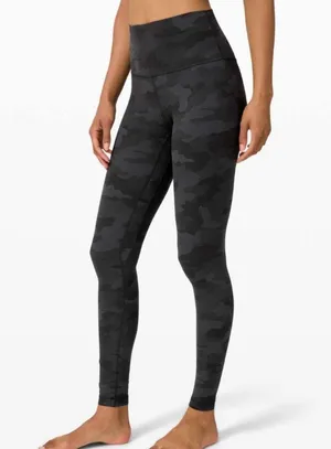 Lululemon Align Pant in dark gray camo print size 14 tall thumbnail 2