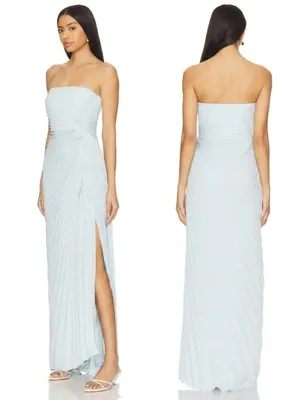 ALC Frank Layla Gown in Cascade 0 Womens Long Maxi Dress thumbnail 2