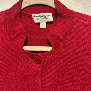 Vintage‎ red cardigan size m thumbnail 2