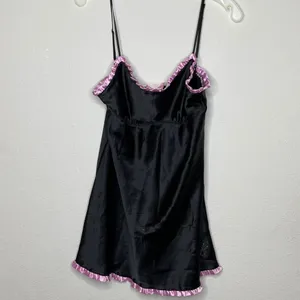 Victoria's Secret Angels‎ Negligee Black Pink thumbnail 6