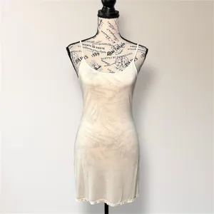 Free People Ivory Miles of Lace Mini Dress Sleeveless Boho Spring Wedding Guest‎ thumbnail 7