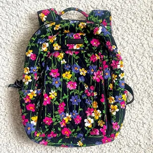 Vera Bradley Wildflower Garden Laptop Large Backpack thumbnail 1
