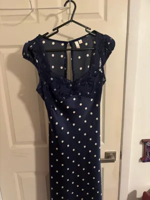 polka dot dress Blue Size M thumbnail 2