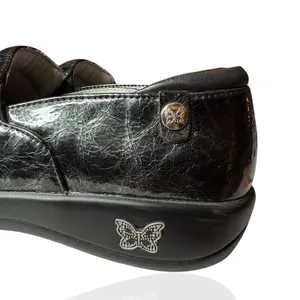 Alegria‎ Keli Pro Slip On Comfort Nursing Shoes Black Leather Clogs 40 US 9.5-10 thumbnail 7