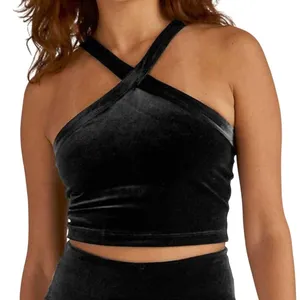 Beyond Yoga Converge Cropped Tank in Black, Size S thumbnail 1