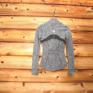 Lululemon Define Jacket Brushed Alberta Lake Teal Rose Herringbone Sz 2 thumbnail 9