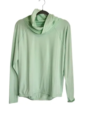 Lululemon Healthy Heart Mint Green Pullover Approx Medium to Large Flaw thumbnail 1