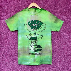 Green Day Basket Case Punk Rock Tie Dye Tshirt size Small thumbnail 1