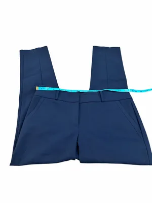 LOFT navy modern skinny ankle dress pants thumbnail 2