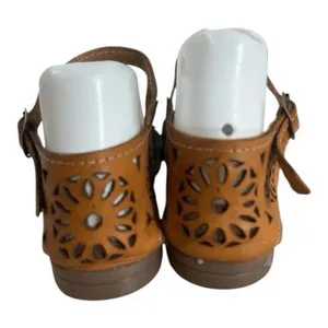 Frida Kahlo Huarache Sandals Womens Size 6 Brown Leather Mexican Ankle Strap thumbnail 7