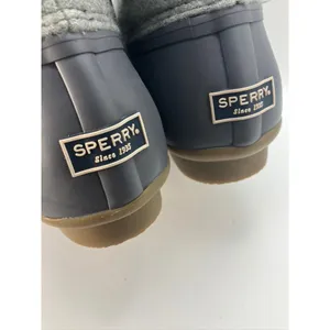 Sperry Saltwater Duck Boots Womens‎ 10 Grey Wool Blend STS82475 thumbnail 5