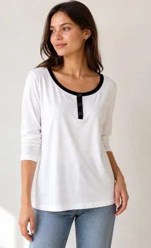 Lauren Ralph Lauren White Button Down Shirt L thumbnail 1