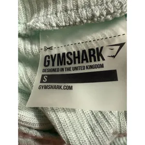 Gymshark Mint Green Ribbed Tie Front Long Sleeve Crop‎ Top Size S thumbnail 4
