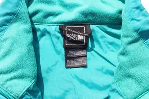 The North Face Vest Women's Large Puffer Quilted Green Blue thumbnail 5