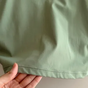 Light Green Racerback Sports Bra, Workout Gear, Women’s Activewear, Size Large thumbnail 6