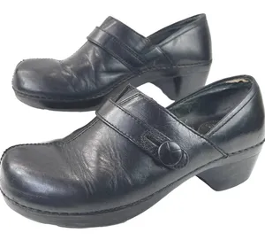 Dansko Professional Leather Clogs‎ Slip On Black Women's Shoes EU 38 US 7.5-8 thumbnail 1