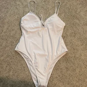 White One Piece Women’s Swimsuit thumbnail 2
