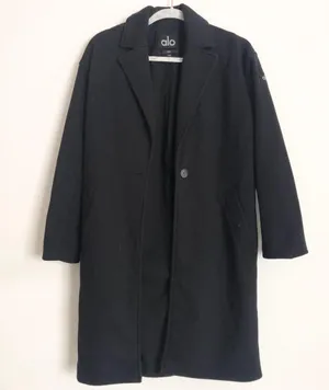 Alo Yoga VIP Blazer Trench Black XXS thumbnail 3
