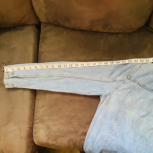 GAP women all button down thick jeans jacket (boyfriend size jacket) thumbnail 8