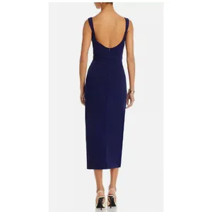AQUA Wrap Hem Midi Dress‎ Size 4 thumbnail 4