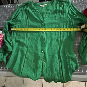 Zac & Rachel Vibrant Green Blouse thumbnail 4
