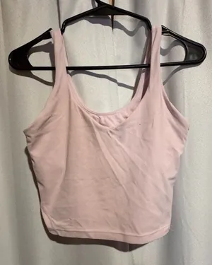 Lululemon Align Tank Top Pink Mist Cropped Sports Bra thumbnail 1
