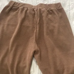 Women’s Waffle Knit Pajama Pants - Brown thumbnail 1