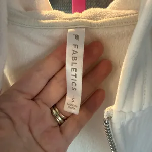 Fabletics White Ribbed Jumpsuit size Small thumbnail 4