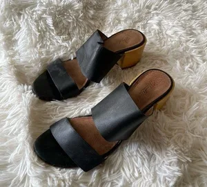 Madewell The Kiera mule heeled sandal thumbnail 1