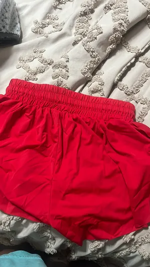 Luzette red shorts Size kids large 10 thumbnail 3