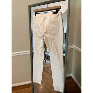 BDG High Rise Cigarette Jeans White Size 28 thumbnail 4
