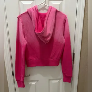 American Eagle Womens Hoodie This Feels Seriously Lived In Zip Up Pink Small NWT thumbnail 3