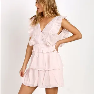 Suboo Perfect Day Wrap Dress Blush NWT Size 10 thumbnail 5